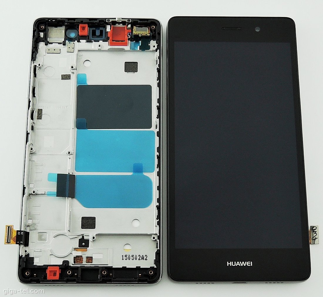Huawei P8 Lite front cover+LCD+touch black
