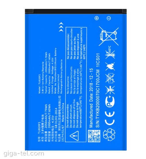 Alcatel TLi020F1 battery