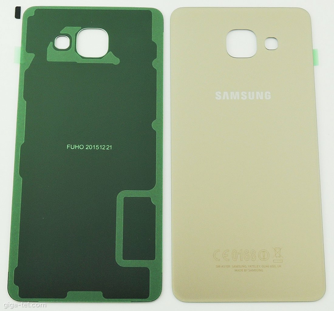 Samsung A510F battery cover gold