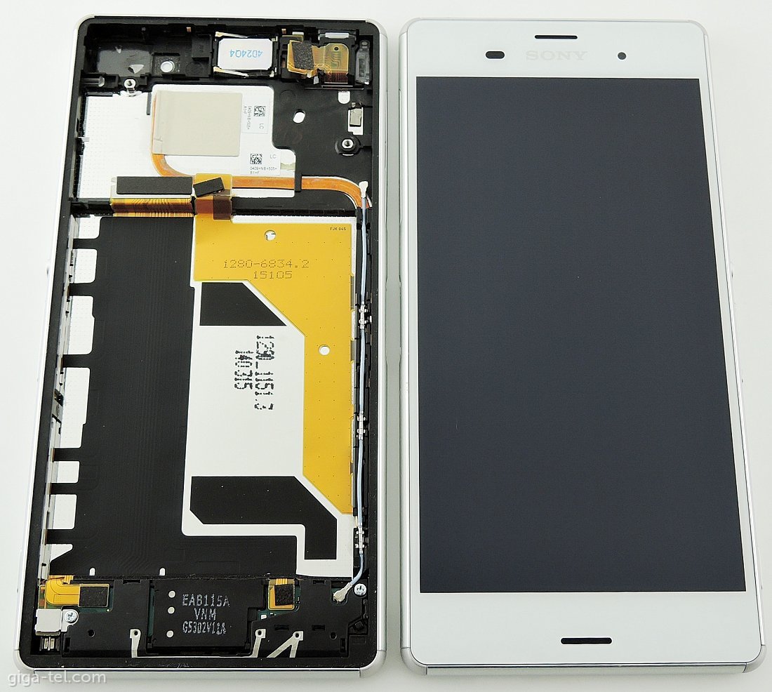 Sony D6633 DUAL full LCD white + parts