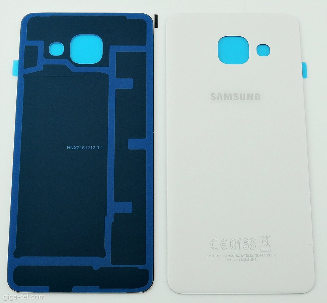Samsung A310F battery cover white