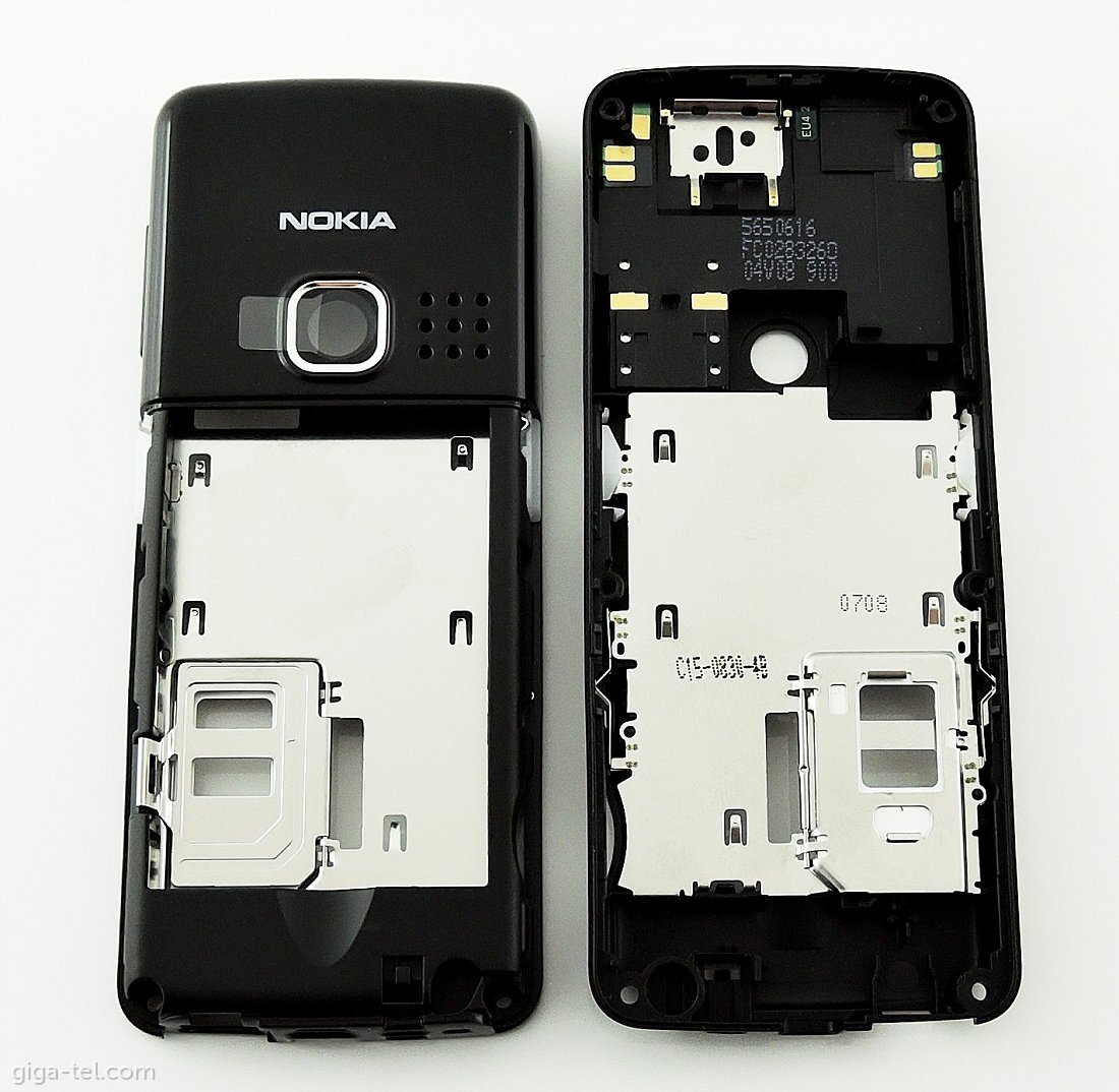 Nokia 6300 middle cover black