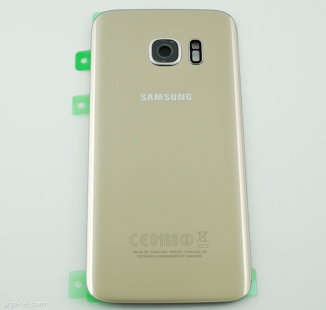 Samsung G930F battery cover gold