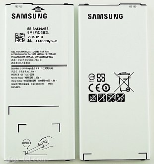 2900mAh Samsung A510F Galaxy A5 2016 / cell is BYD / label OEM