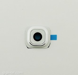 Samsung G920F camera frame+lens white  
