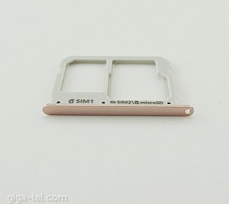 Samsung A310F,A510F SIM+MicroSD holder pink