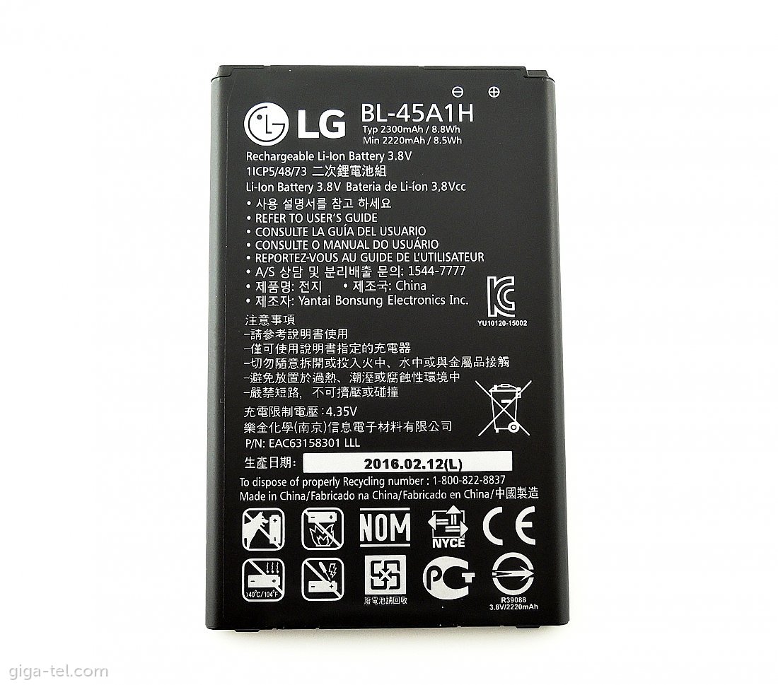 LG BL-45A1H battery  