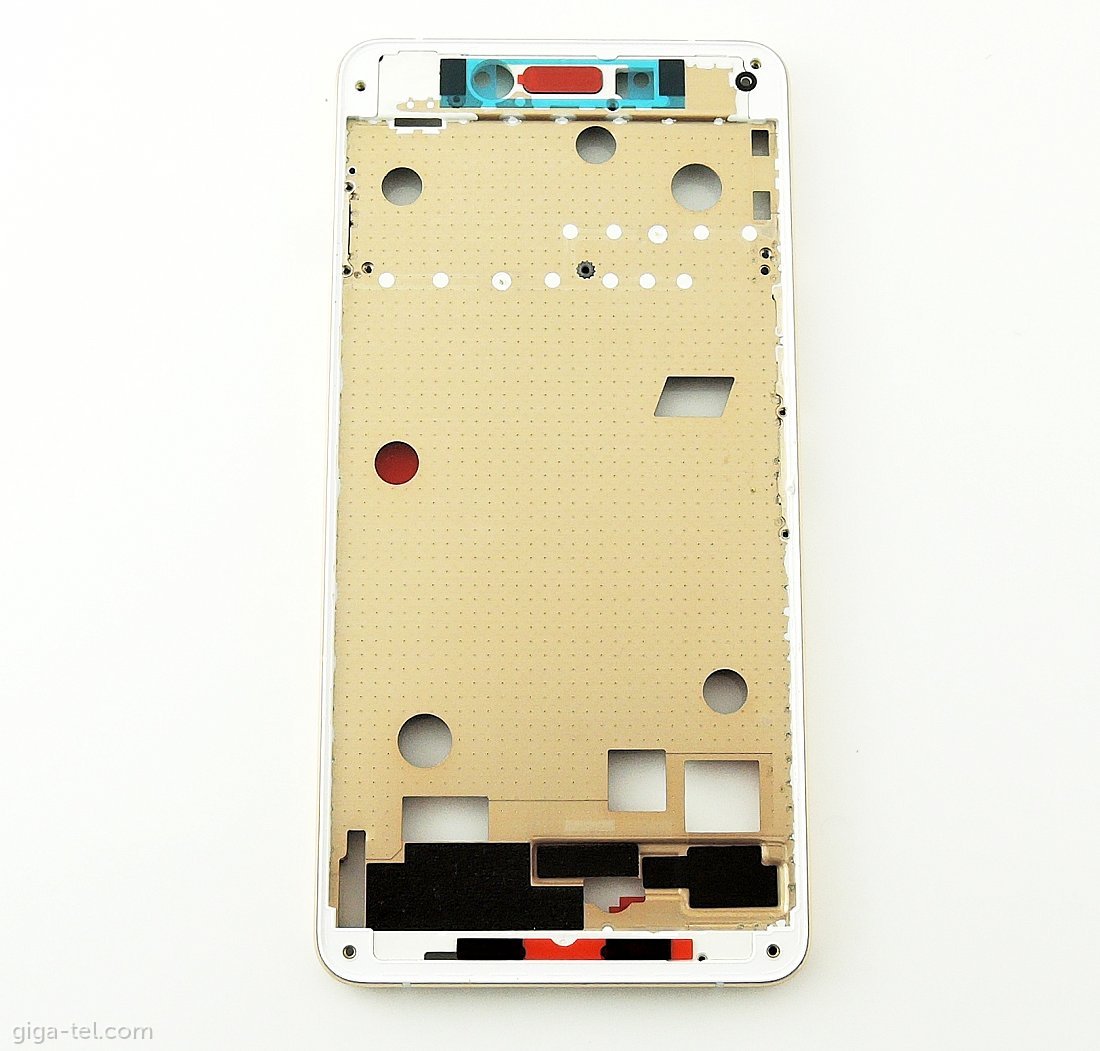 Oneplus X front / middle cover gold