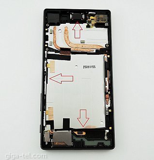 Sony Xperia Z5 LCD with flexs and earpiece