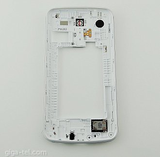 LG K420n middle cover white 