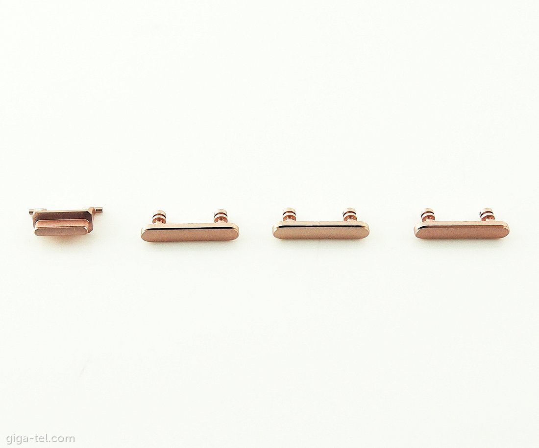 OEM side keys rose gold for iphone 7