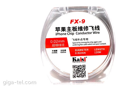 Conductor wire FX-9 / 0,02mm