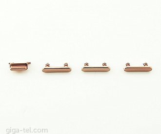 OEM side keys rose gold for iphone 7