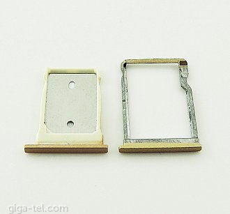 HTC M9+ SIM+SD tray gold