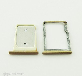 HTC M9+ SIM+SD tray gold