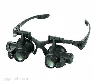 10X 15X 20X 25X LED Eye Jeweler Watch Repair Magnifying Glasses