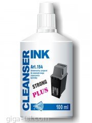 Professional preparate in liquid for cartridges and printheads of inkjet printers of all types.It is recommended for internal cleaning extremly dried ink on printer's elements.