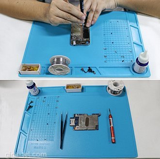 Kaisi S-160 Soldering Mat Insulation Silicone Magnetic Repair Work