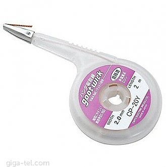 Taiyo Goot Wick CP-20Y desoldering wick 2mm