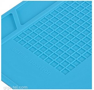 Insulation pad for screws K-25 blue