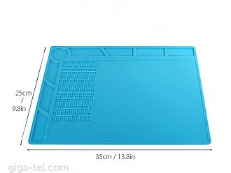 Insulation pad for screws K-25 blue