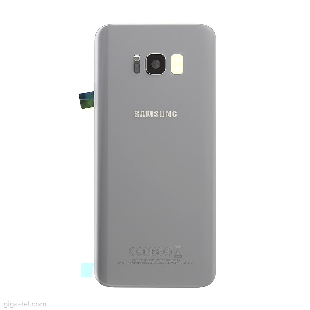 Samsung G955F battery cover silver