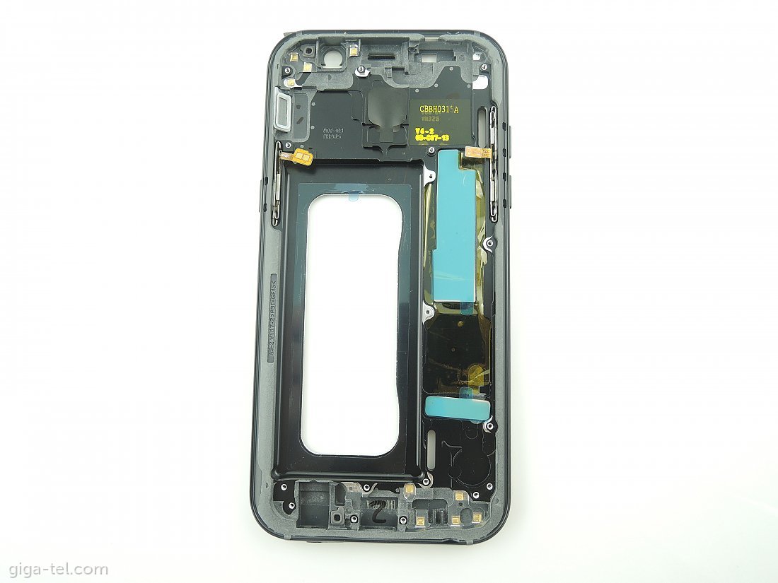 Samsung A520F middle cover black - no battery