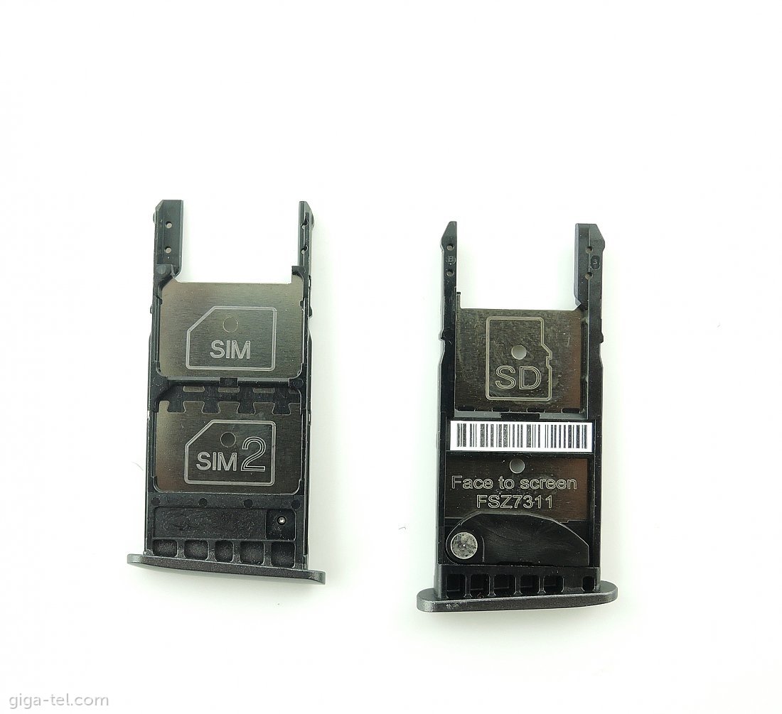 Lenovo Moto G5,G5 Plus SIM tray DUAL black