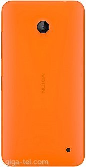 Nokia 630 battery cover orange MAT