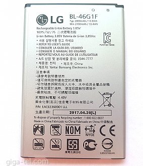 LG M250 -  K10 2017 - 2800mAh (factory date 2018)