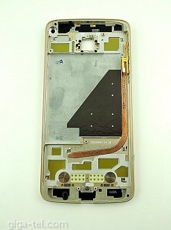 Lenovo Moto Z battery cover gold - without camera lens 
