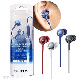 Sony MDR-EX250AP headphones blue