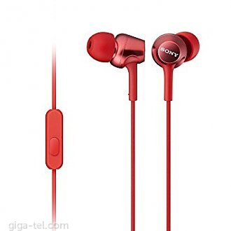 Sony MDR-EX250AP headphones red