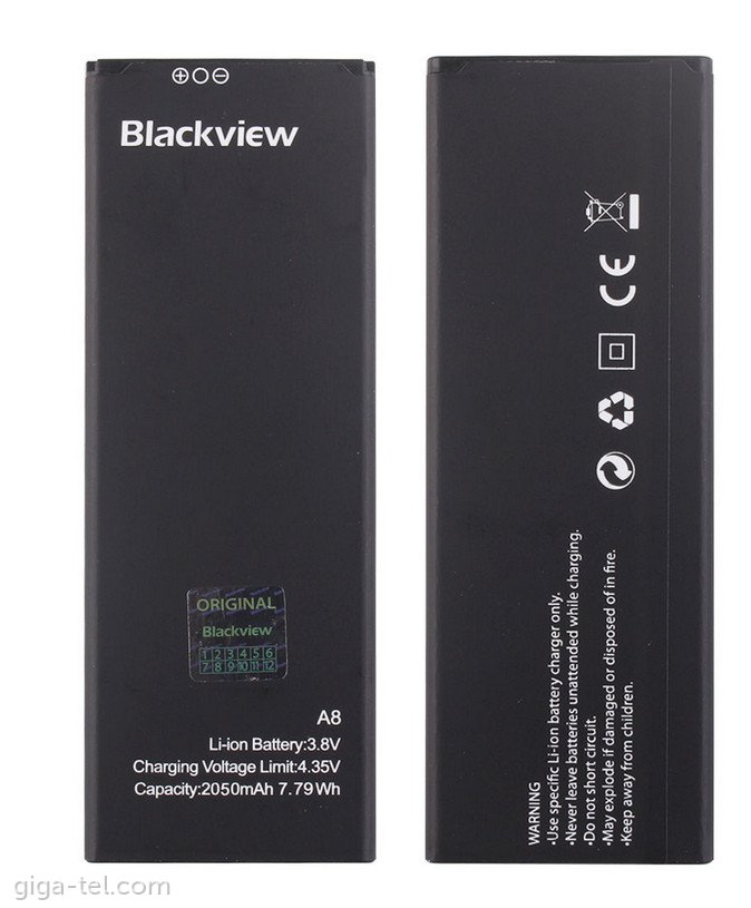 BlackView A8 battery