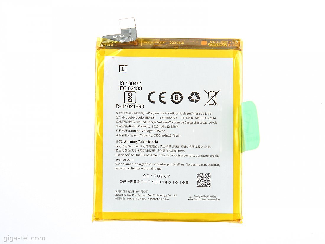 Oneplus  BLP637 battery  