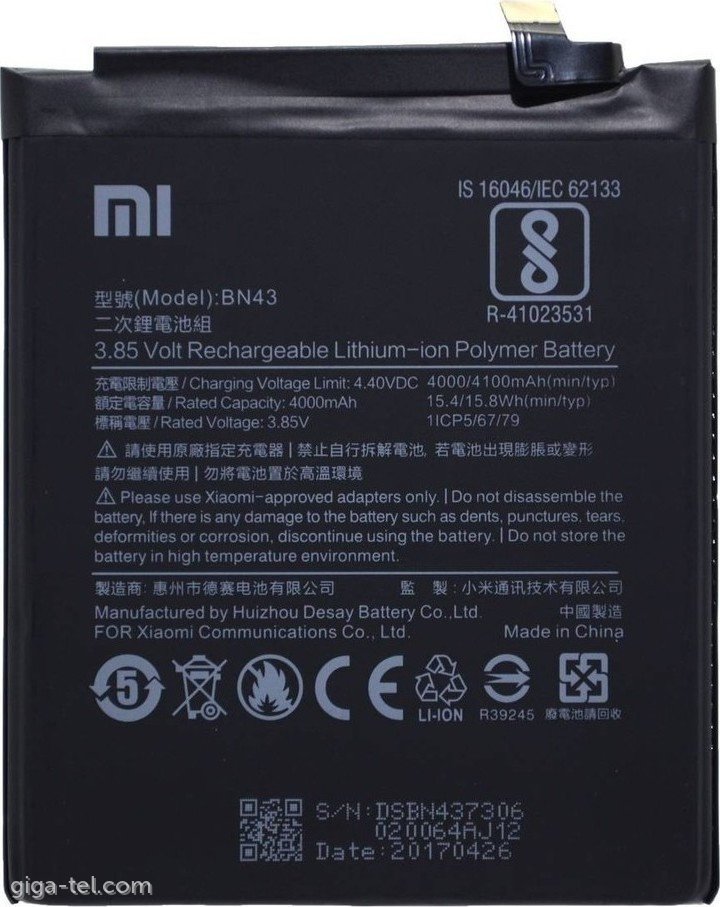 Xiaomi BN43 battery