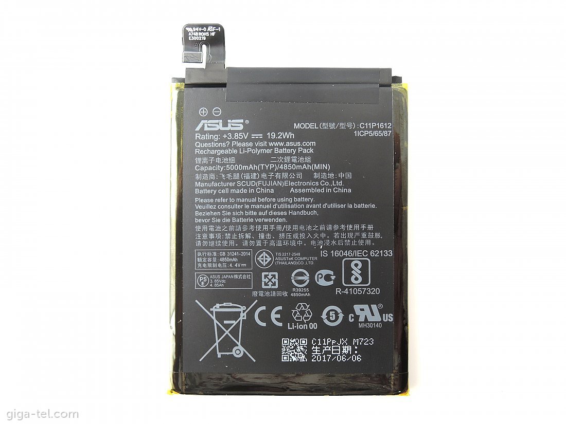Asus C11P1612 / ZE553KL battery