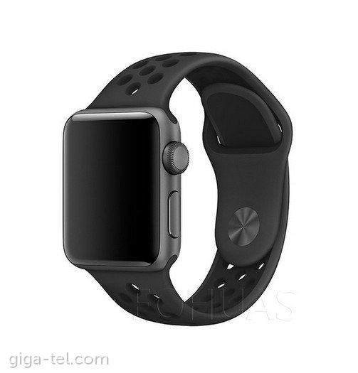 Apple Watch 42/44mm SPORT silicon strap black