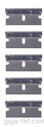 Metal blades for scraper SET