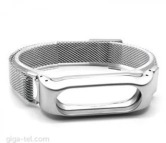 Xiaomi Mi Band 2 magnetic bracelet silver