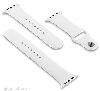 Apple Watch 38/40/41mm silicon strap white