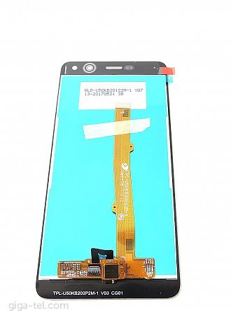 Huawei Y6 2017 LCD+touch gold - logo Honor