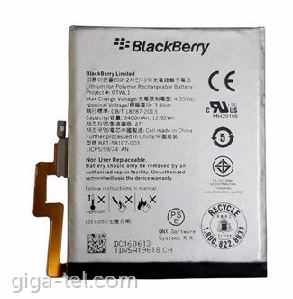 BlackBerry Passport battery