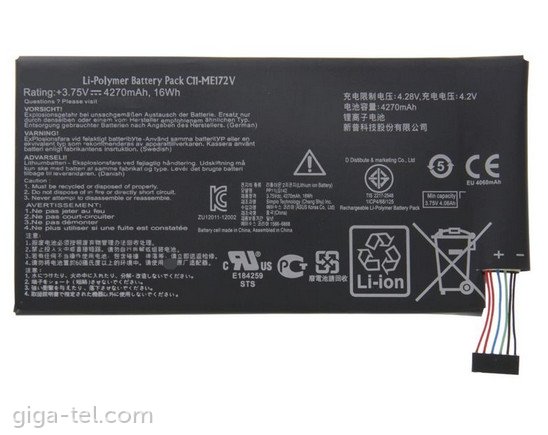 Asus MeMo Pad / ME172V battery