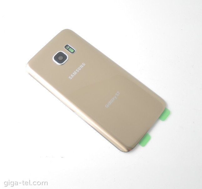 Samsung S7 battery cover gold OEM