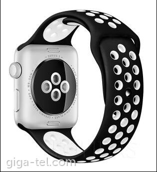Apple watch 40/42mm strap SPORT black/white  