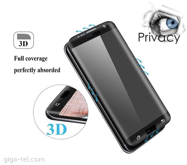 Samsung S8 3D Anti-spy privacy tempered glass