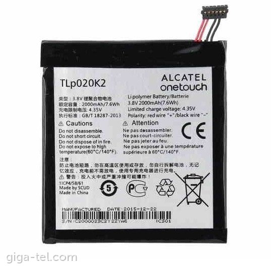 Alcatel 6039Y battery