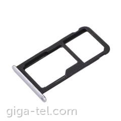 Huawei P10 Lite SIM tray white/silver