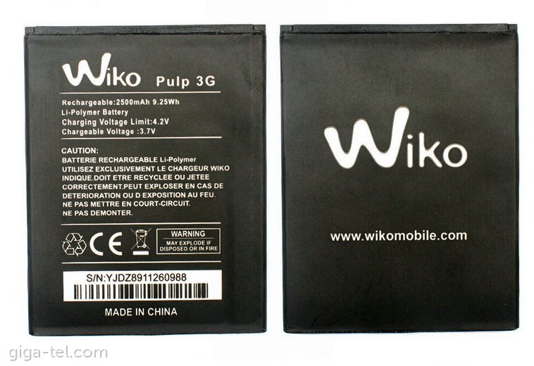 Wiko Pulp 3G battery OEM